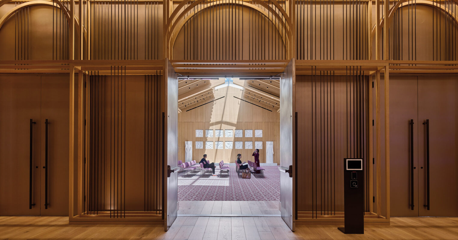 Interior view of the Chapel at Fordham McGinley Student Center